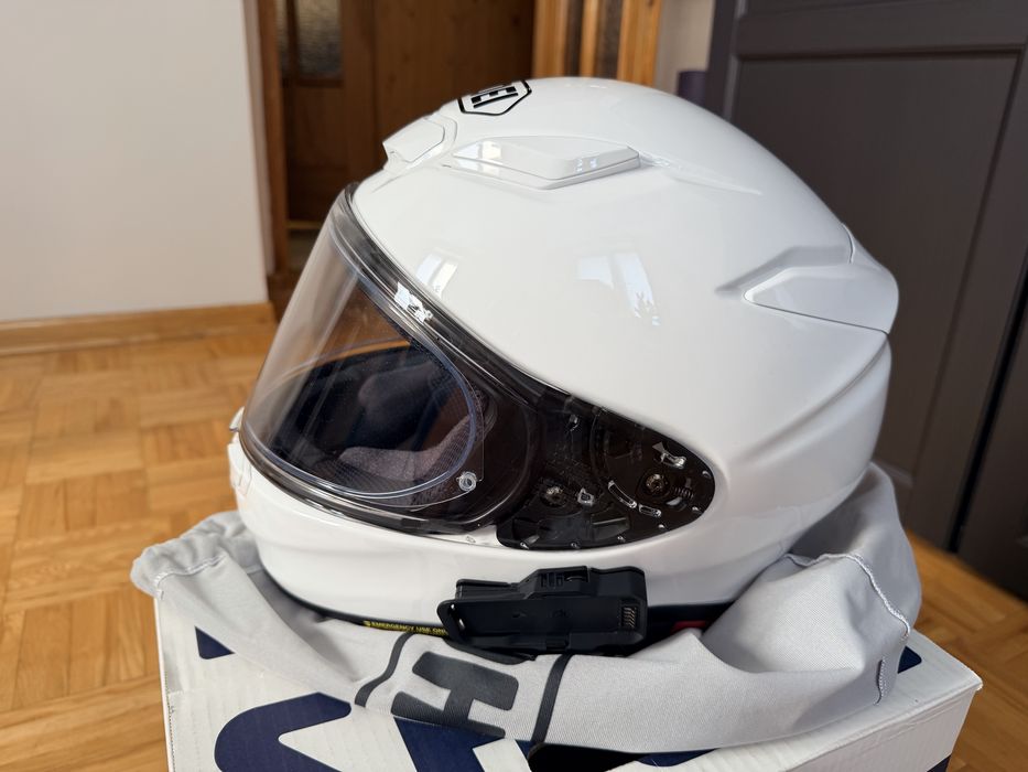 Kask Shoei NXR2 biały xs z intercom