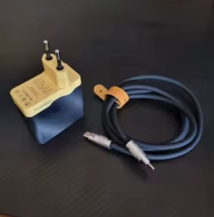 FNIRSI HS02-A, БЖ 100W GaN, силіконовий кабель