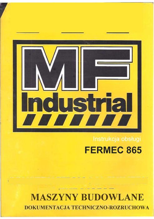 Fermec MF 865 instrukcja obsługi j polski DTR