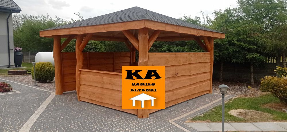 Altanka, Altana, Altanki, Altany na grubym balu ogrodowe