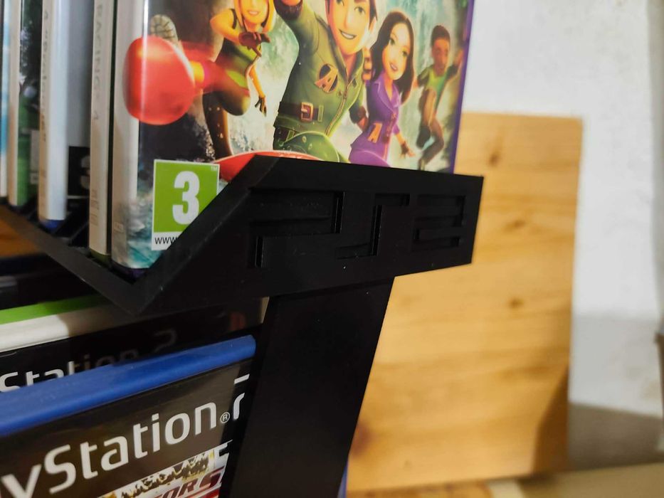 Suporte para os Jogos de PS2 Sony Playstation 2 (capacidade de 20 jogos!)