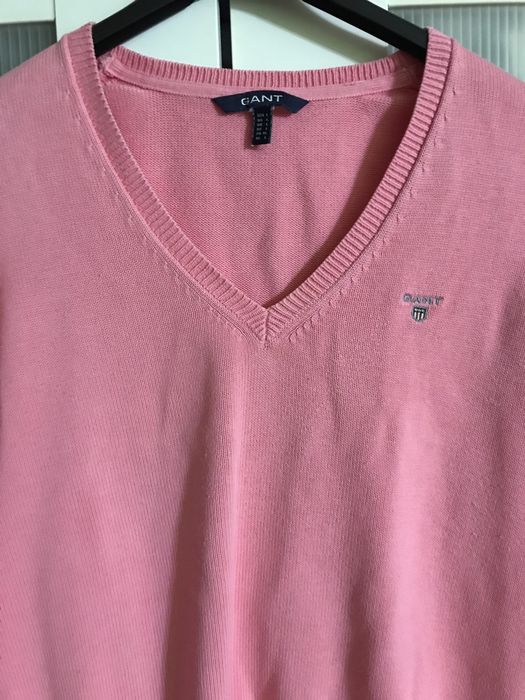 Sweter Gant rozowy