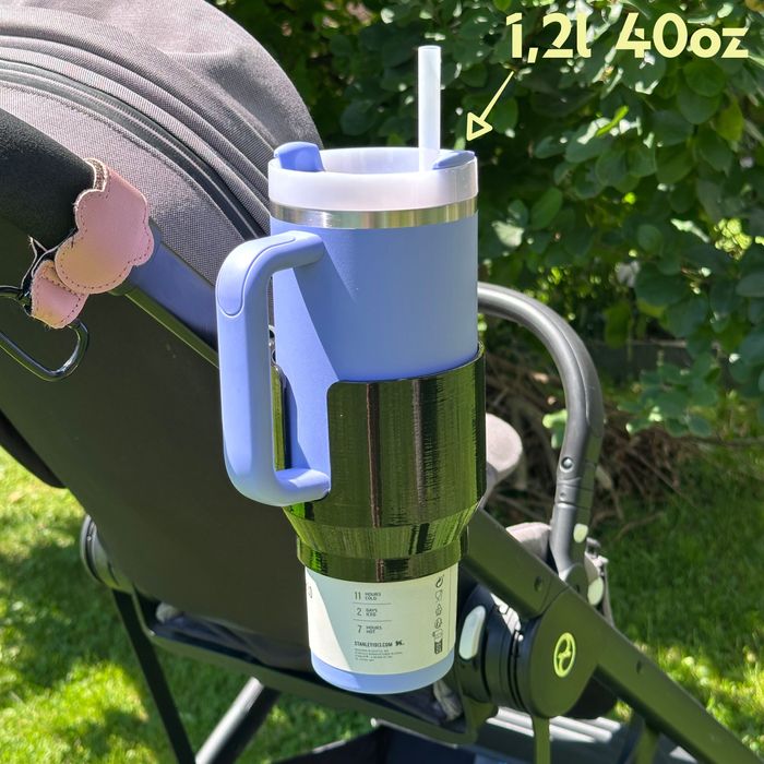 Uchwyt na kubek termiczny Stanley 30oz 40oz do wózka CYBEX połysk