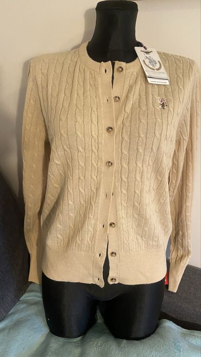 U.S.Polo ASSN Ralph Lauren nowy damski sweterek z metką  wełna