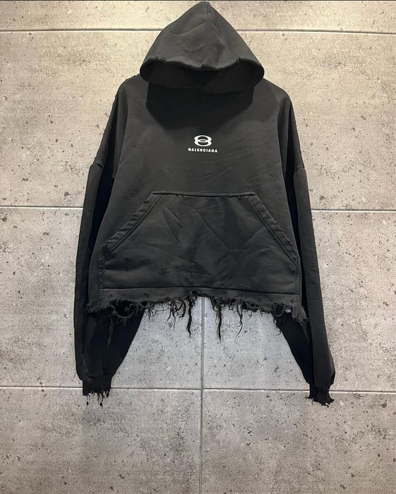 Худі Balenciaga distressed
