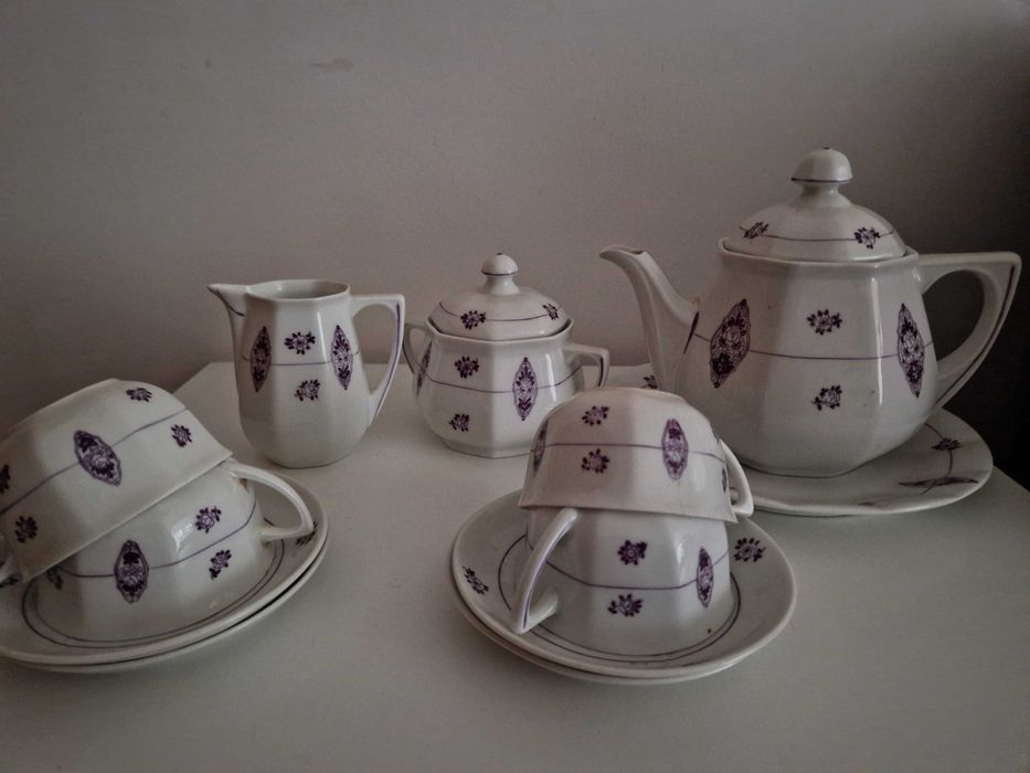 Serviço de chá da vista alegre