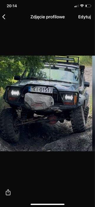 Jeep cherokee XJ 1996 2.5 benzyna LPG 2 wyciągarki, OFFROAD