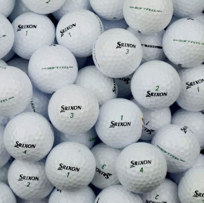 Golfe bolas Marcas Srixon, Callaway, TaylorMade, Titleist.