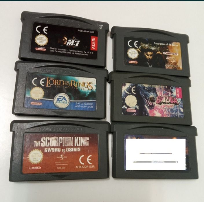 Vários Sonic 3 títulos Advance caixas bayblade, karate, Rayman Race,