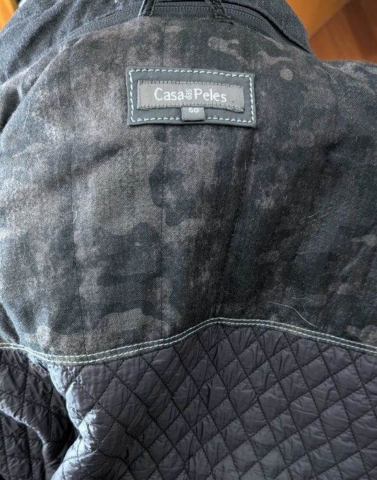 Casaco Blazer em Pele. Couro genuíno. Casa das Peles