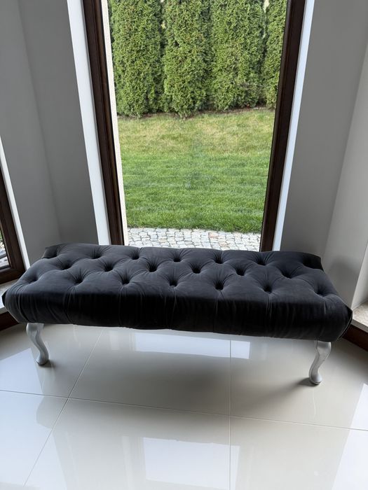 Laweczka w stylu glamour pikowana