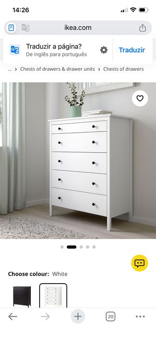 Cômoda Quarto Ikea