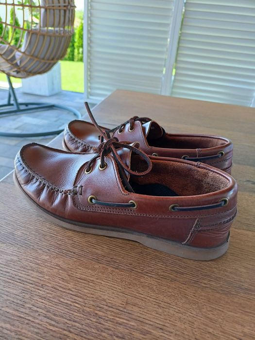 Buty Vistula 42 jak Nowe! Mokasyny-rzemienie. Skóra naturalna.