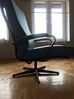 fotel obrotowy turkusowy