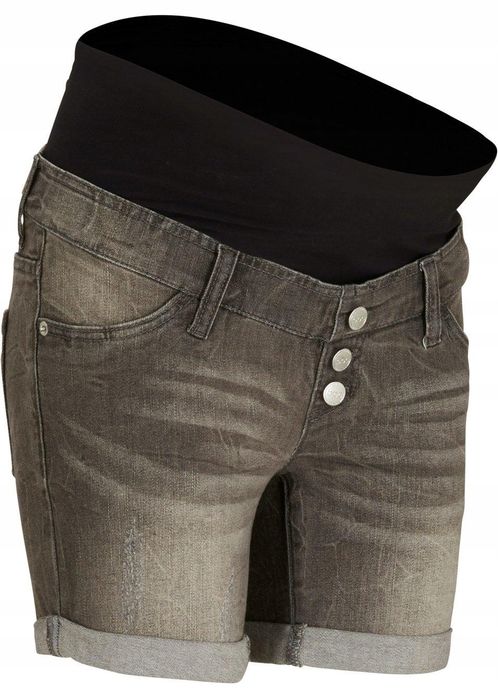 AD9900 spodenki ciążowe jeans ciemne r.38