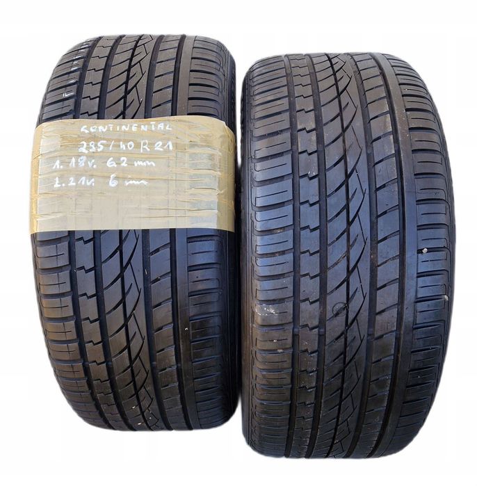 continental cross contact 295/40 r21 111w para opon letnich 6mm 18/21 rok
