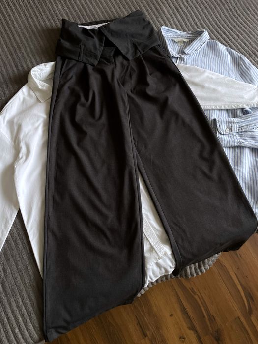 Штани прямі брюки широкі