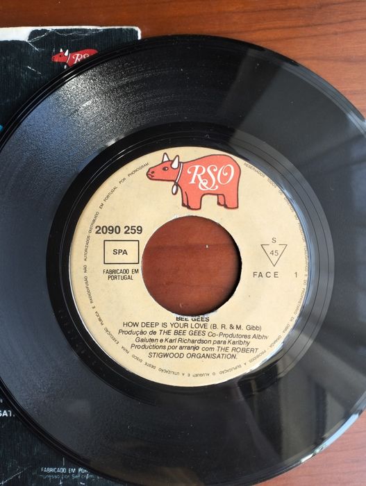 Disco de vinil single Bee Gees - How Deep is Your Love'