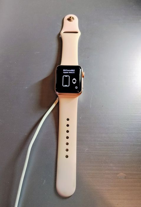 APPLE Watch 3 GPS 38mm złoty