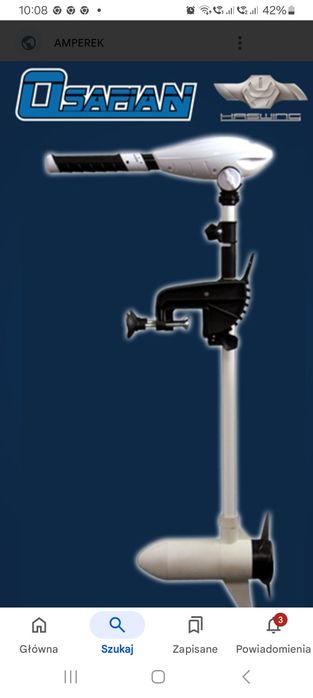 Silnik elektryczny zaburtowy 55lbs Osapian