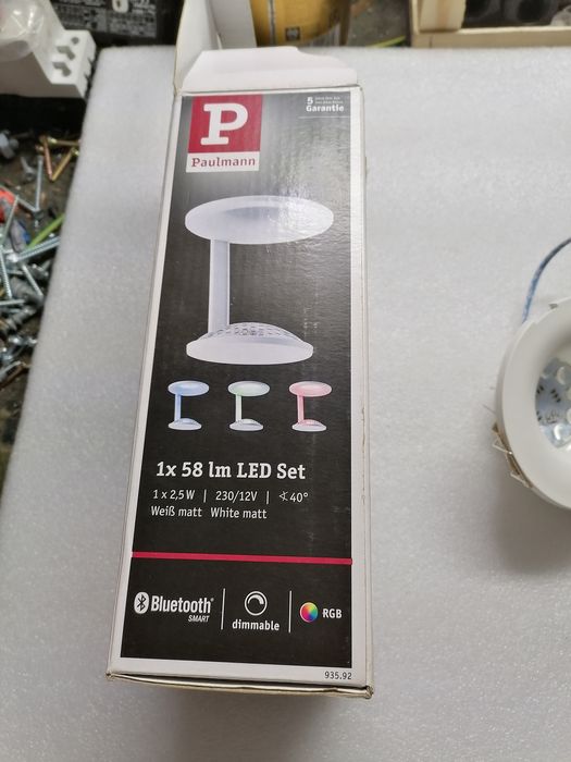 Halogen RGB z odblysnikiem