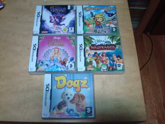 8 jogos originais nintendo ds