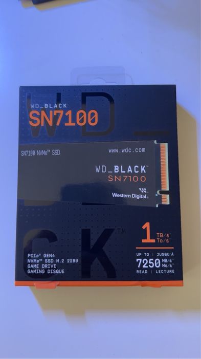 SSD M.2 2280 SANDISK WD Black SN7100 1TB TLC 3D NAND NVMe PCIe Gen 4.0x4