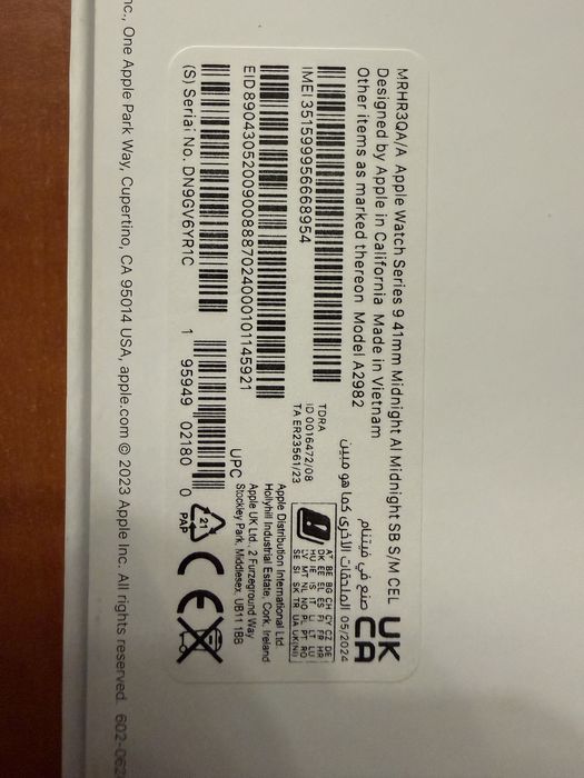 Apple Watch Series 9 41mm Como Novo