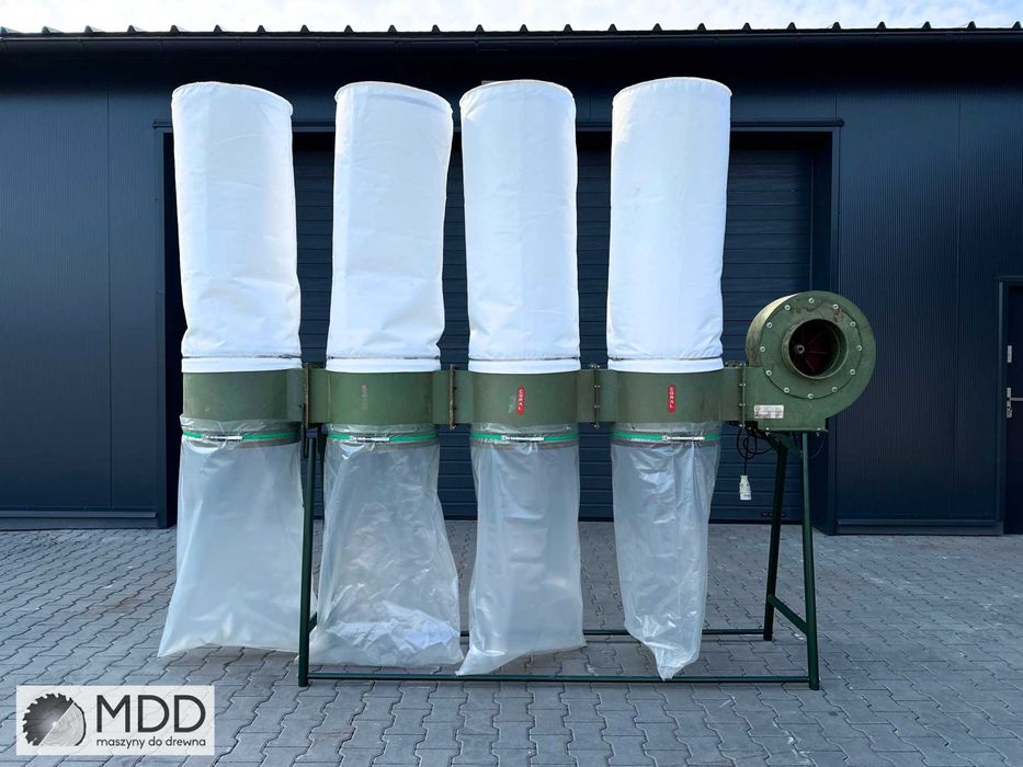 Odciąg trocin CORAL 4 workowy 4,0 kW (1463)