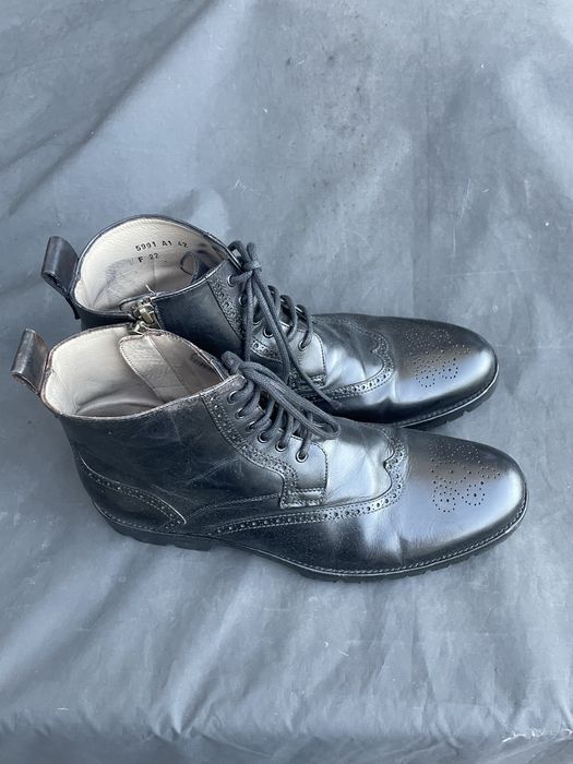 Botas pele preta Tam 42