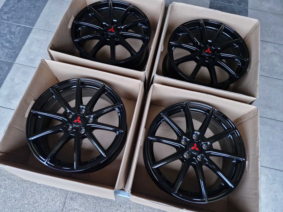 Alufelgi 17 5x114,3 MITSUBISHI ASX Eclipse Cross Lancer Czarne 708#