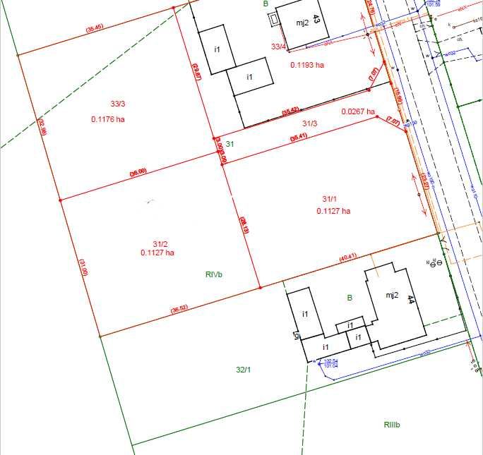 Działka budowlana 1127 m² w Bierzglinie - Widok 2