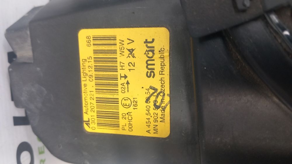 Otica esquerda e direita Smart Forfour 454