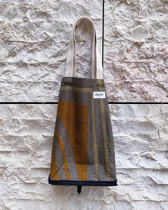 Tote bags dobráveis - tecidos africanos