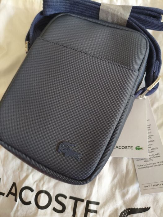 Mala Lacoste Original Nova com Etiquetas – Azul –