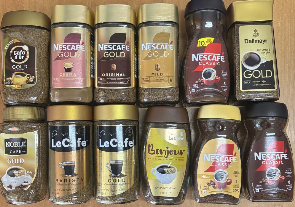 Кава розчинна Tchibo Eduscho Nescafe Delux Kanzler Alcafe