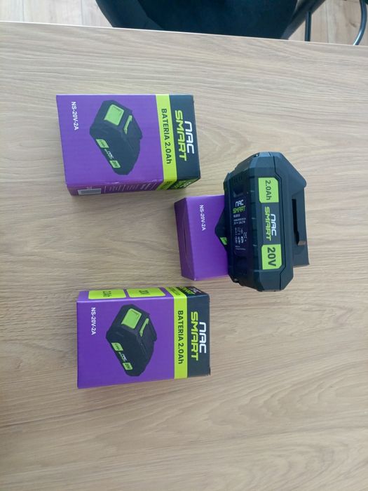 3 szt nowa bateria akumulator NAC Smart 2 Ah 20V