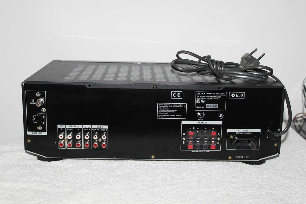 SONY STR-DE135 Amplituner wzmacniacz stereo Wysyłka