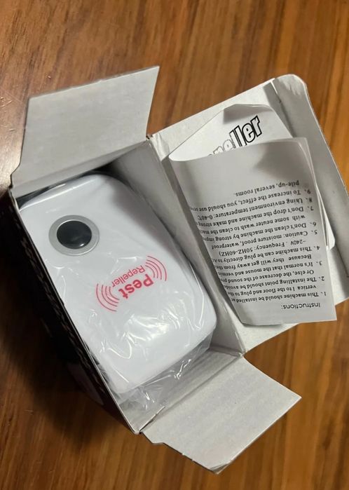 Repelente de Pragas Ultra Sónico - Envio Grátis em 48 Horas