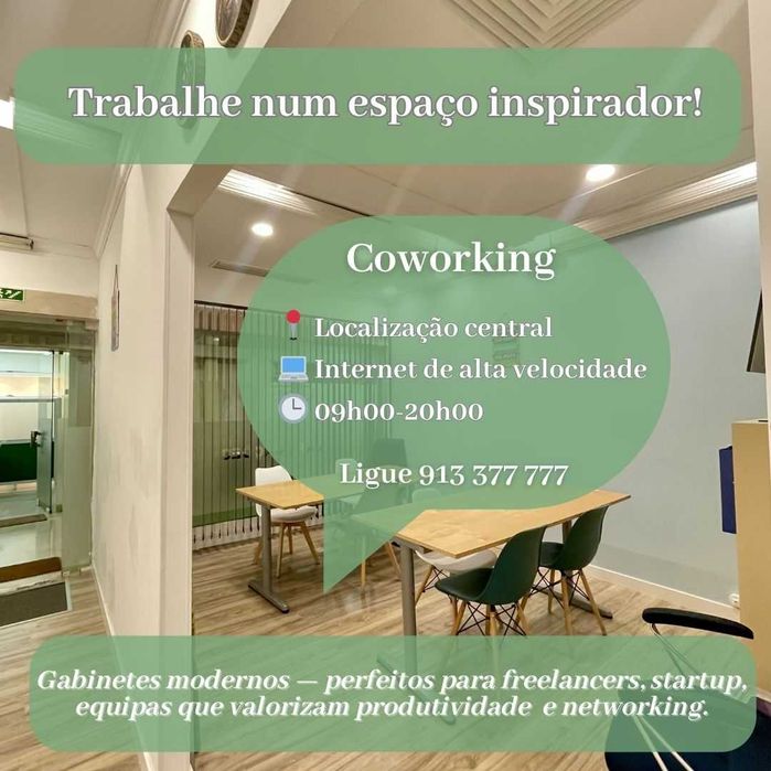 Espaço de coworking para  arrendar : Avenida João XXI Lisboa