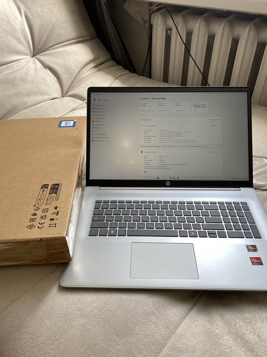 HP Laptop 17-cp3021 AMD Ryzen 7 7730U (2.0 - 4.5 ГГц) SSD 1 ТБ RAM 16 ГБ Windows 11 Home