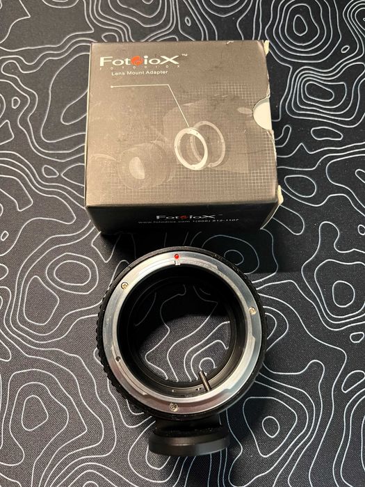 Adapter Fotodiox – Canon FD→Sony E (Nex, a6400, a6600), uchwyt statywu