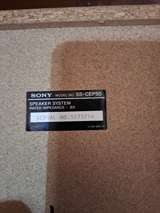 Aparelhagem Sony com CD, Rádio e Cassete – com Colunas Originais