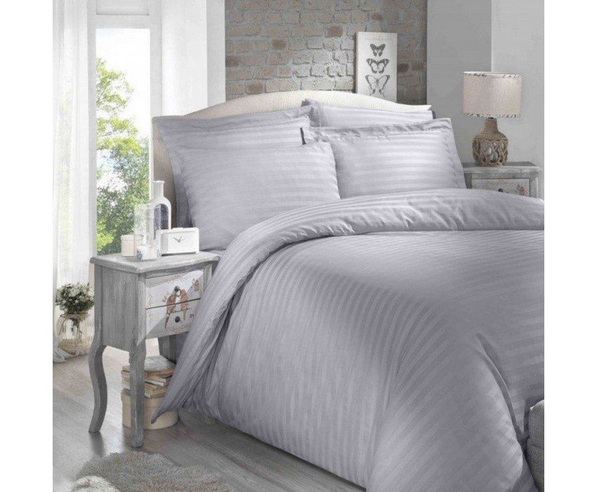 Простирадло підковдра набір.підодіяльник.пр.на резинці.страйп сатин.