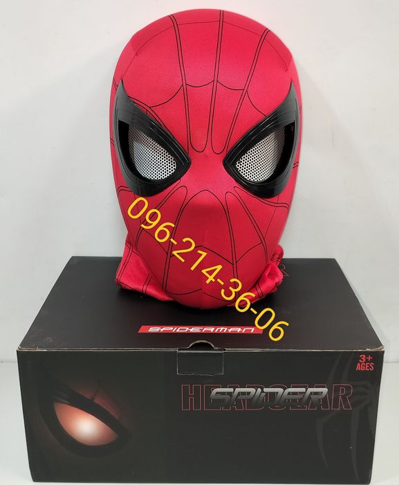 Человек-паук Людина-павук маска супер-героя с подсветкой.