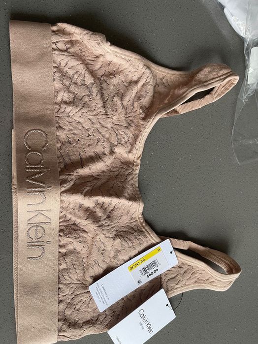 Calvin Klein original. Комфортное бра стрейч гипюр без чашечек. р М.