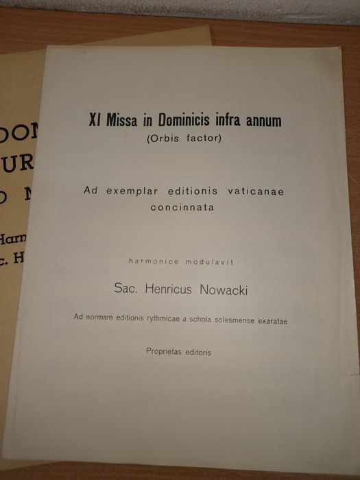 Bardzo stare książeczki z nutami z klasztoru