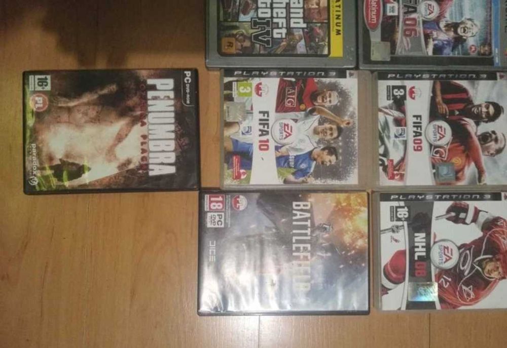 Sprzedam gry na PlayStation2 PlayStation3 i na pc