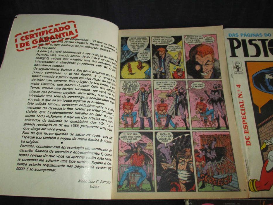 Livros revistas BD DC Especial Abril