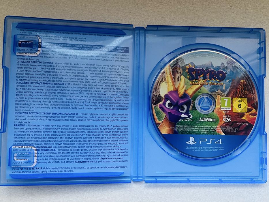 Spyro Trilogy PL - Ps4
